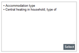 accomodation and central heating topic combination